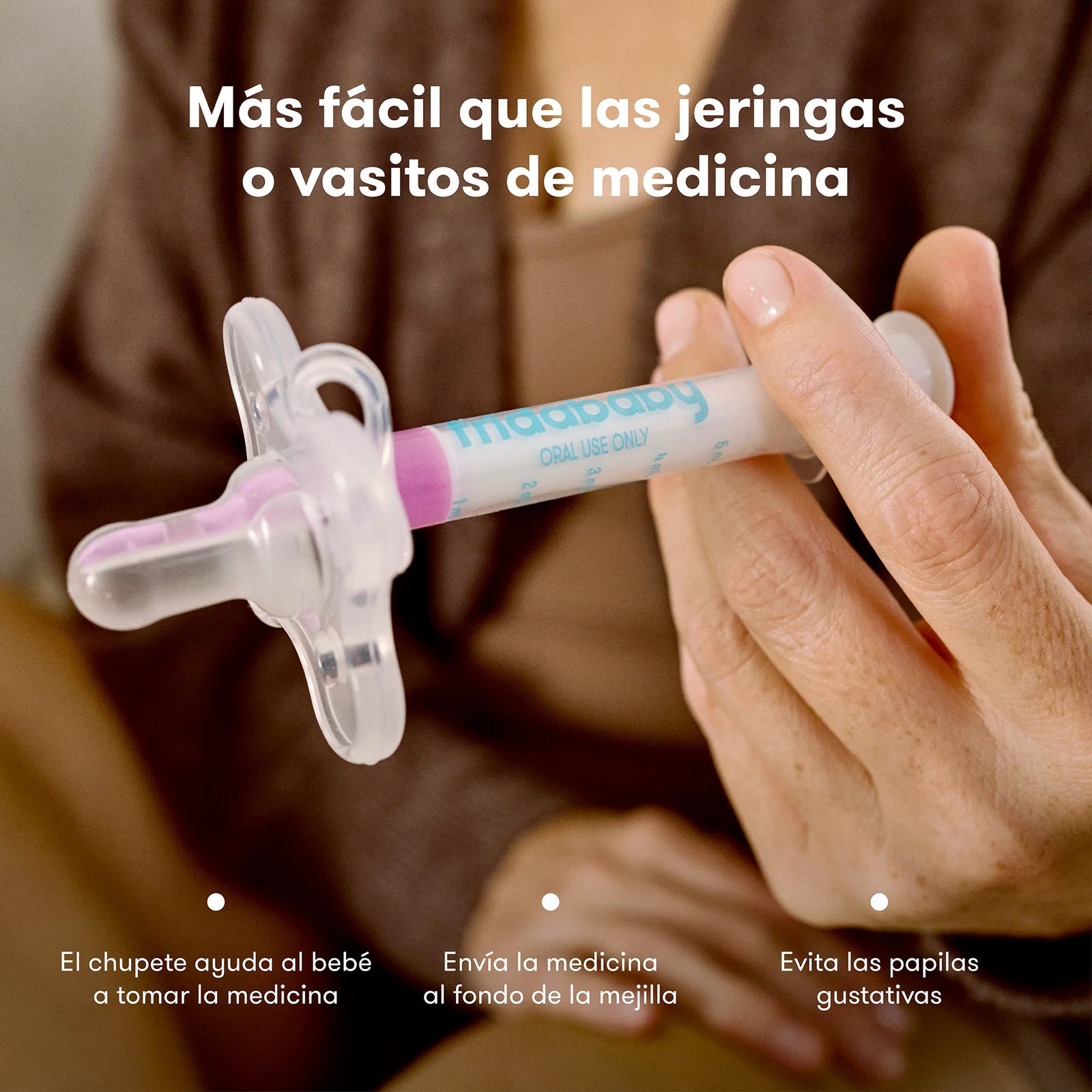 Chupete Dispensador De Medicamentos Frida Baby - Imagen 3