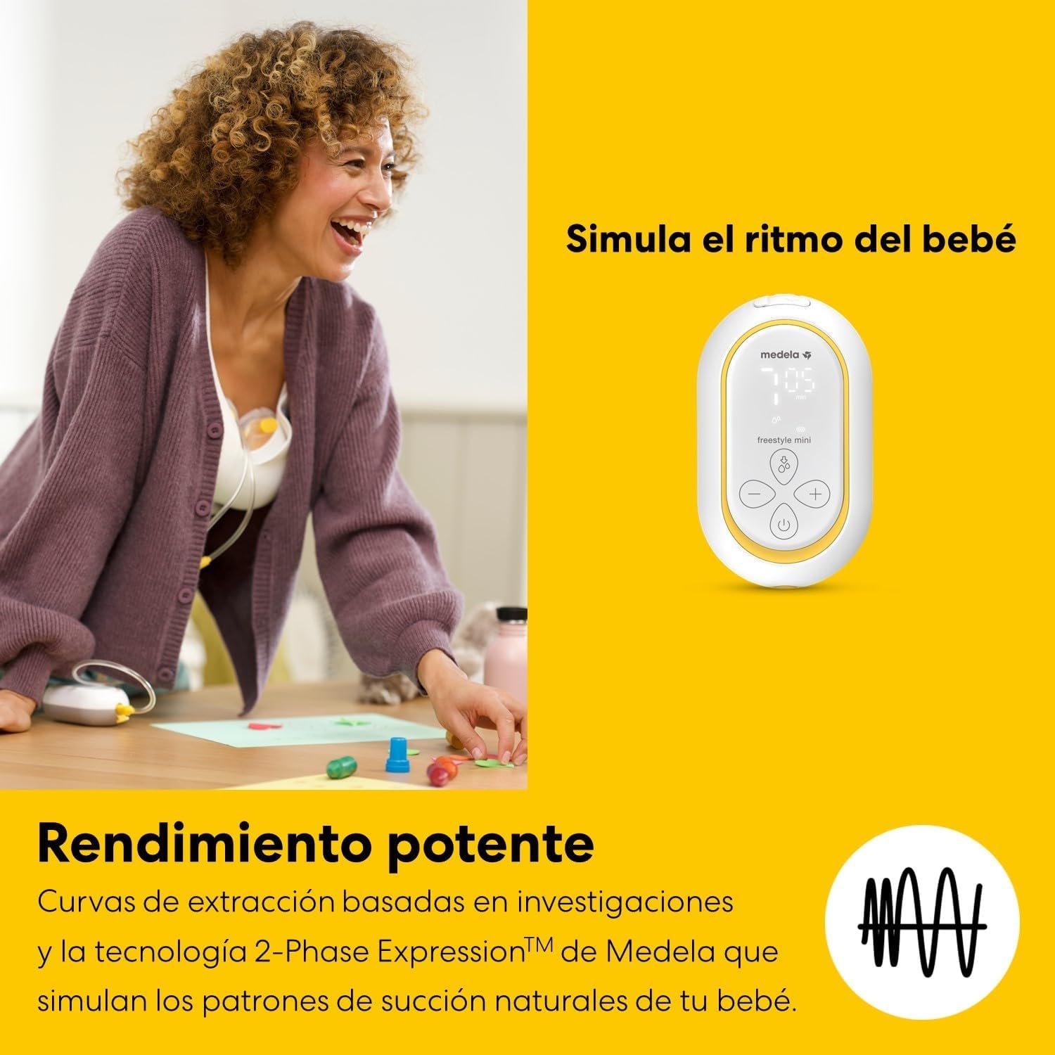 Extractor Eléctrico Doble Manos Libres Freestyle Mini Hands Free Medela - Imagen 9