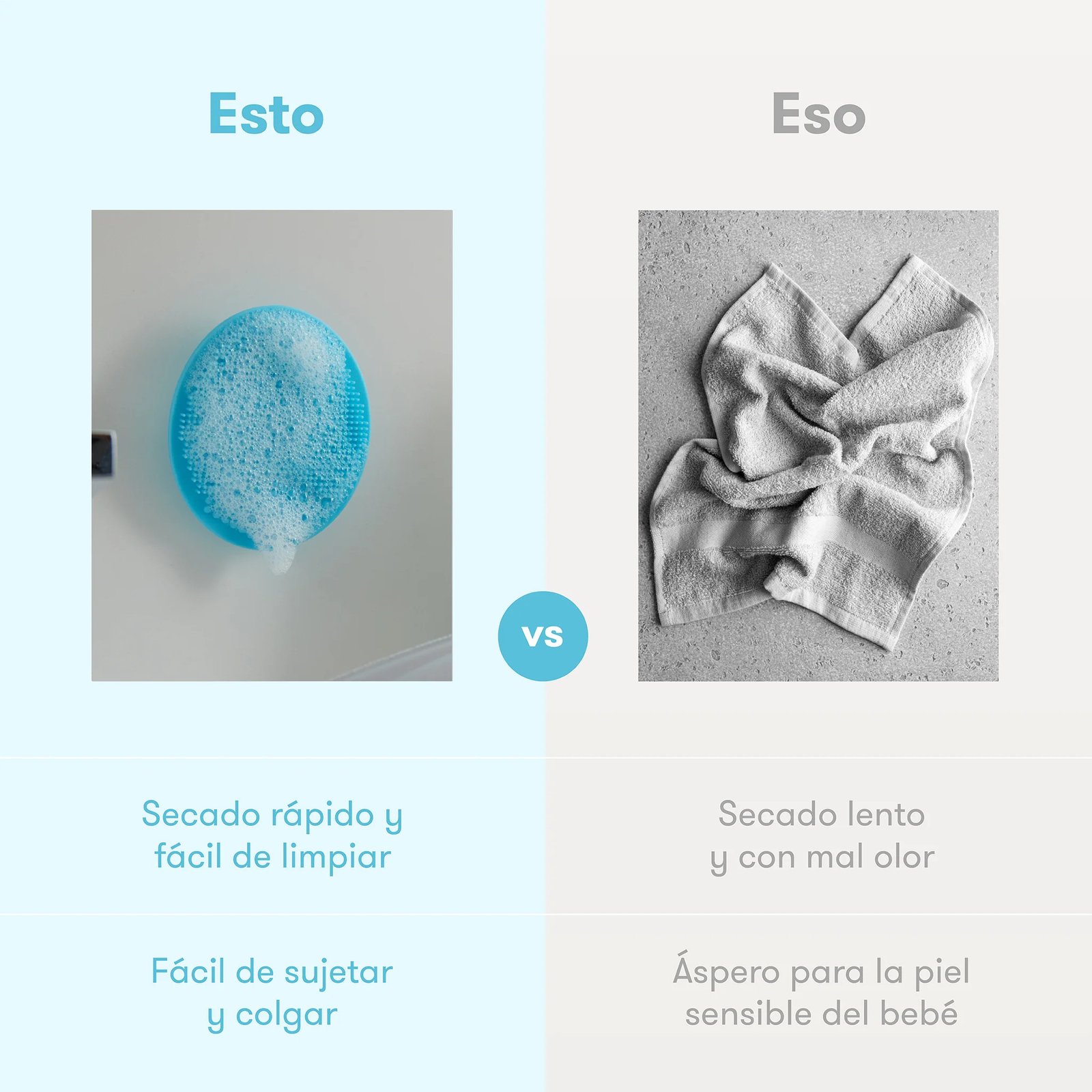 Cepillo De Baño De Silicona Antibacteriana Para Bebé Frida Baby - Imagen 7