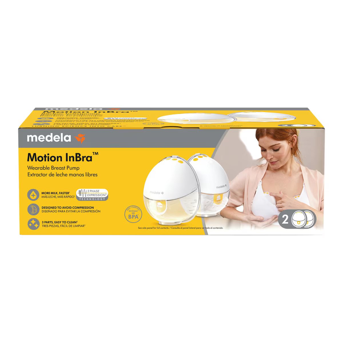 Sacaleches Doble Manos Libres Motion InBra Medela - Imagen 7