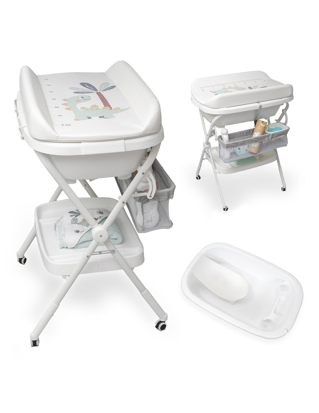 Bañera Con Cambiador y Soporte Baby Splash Interbaby