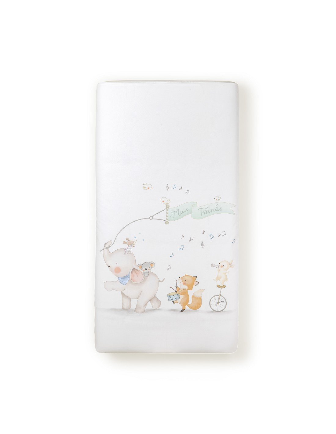 Set 2 piezas funda nórdica+ almohada+ chichonera Music and Friends Interbaby - Imagen 12
