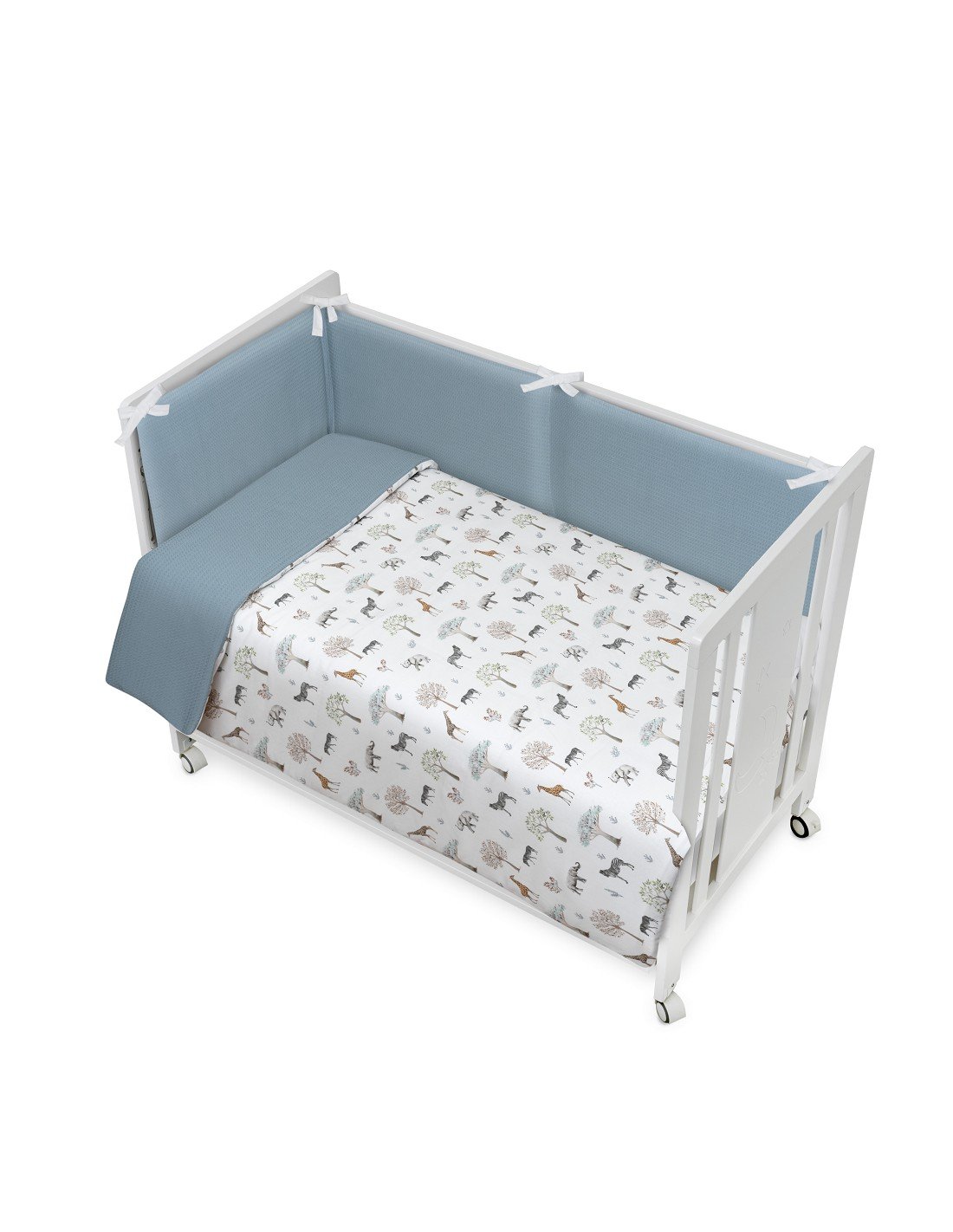 Set 2 pzas Funda Nórdica+ Chichonera Desenfundable Serengueti Interbaby