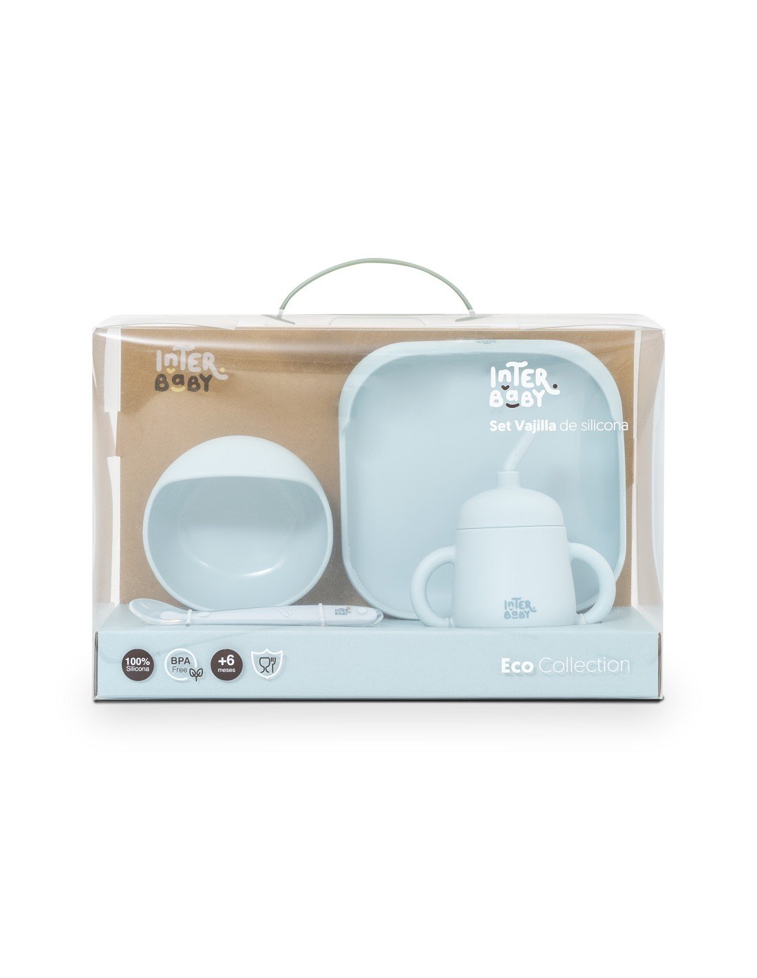 Set Vajilla 4 pcs Silicona Interbaby