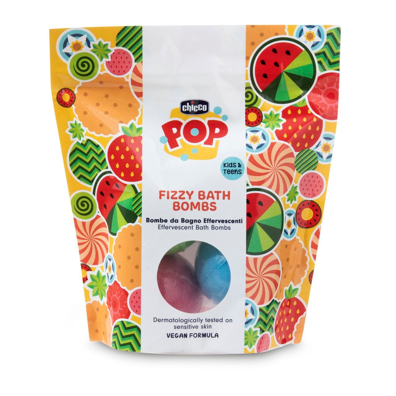3 ud. Bombas De Baño Efervescentes Pop Chicco