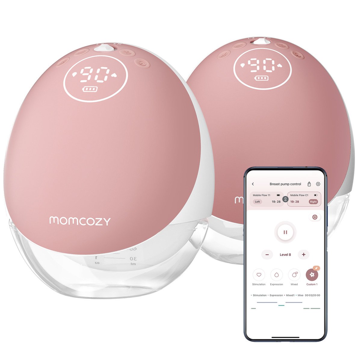 Extractor De Leche Portátil Mobile Flow M9 Doble Momcozy