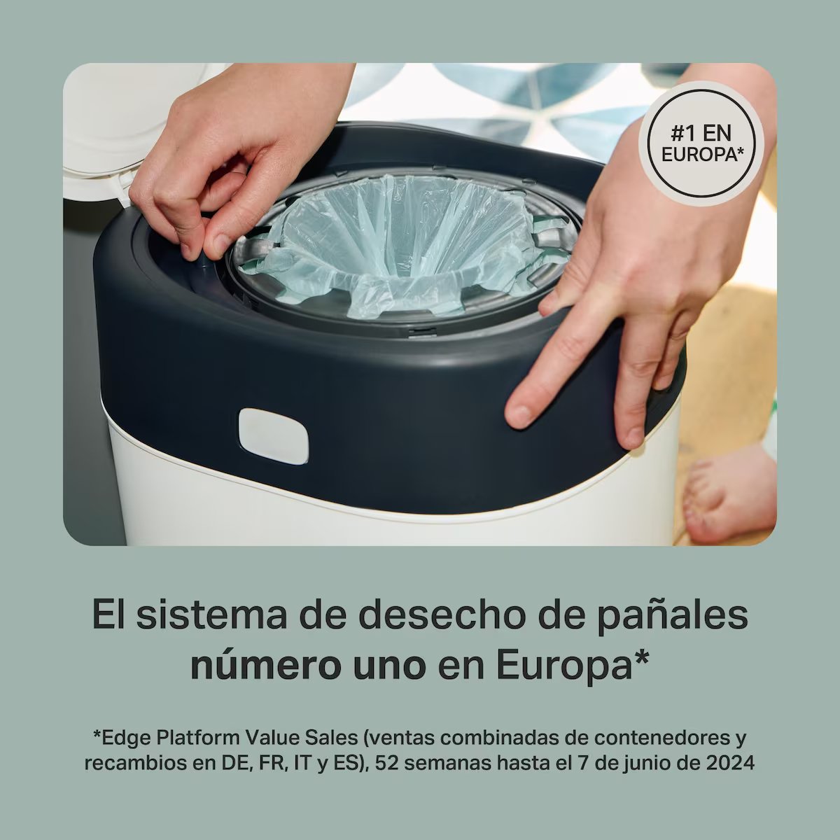 Pack de 4+2 de Recambios Sangenic Twist & Click para Contenedor de Pañales Tommee Tippee - Imagen 5