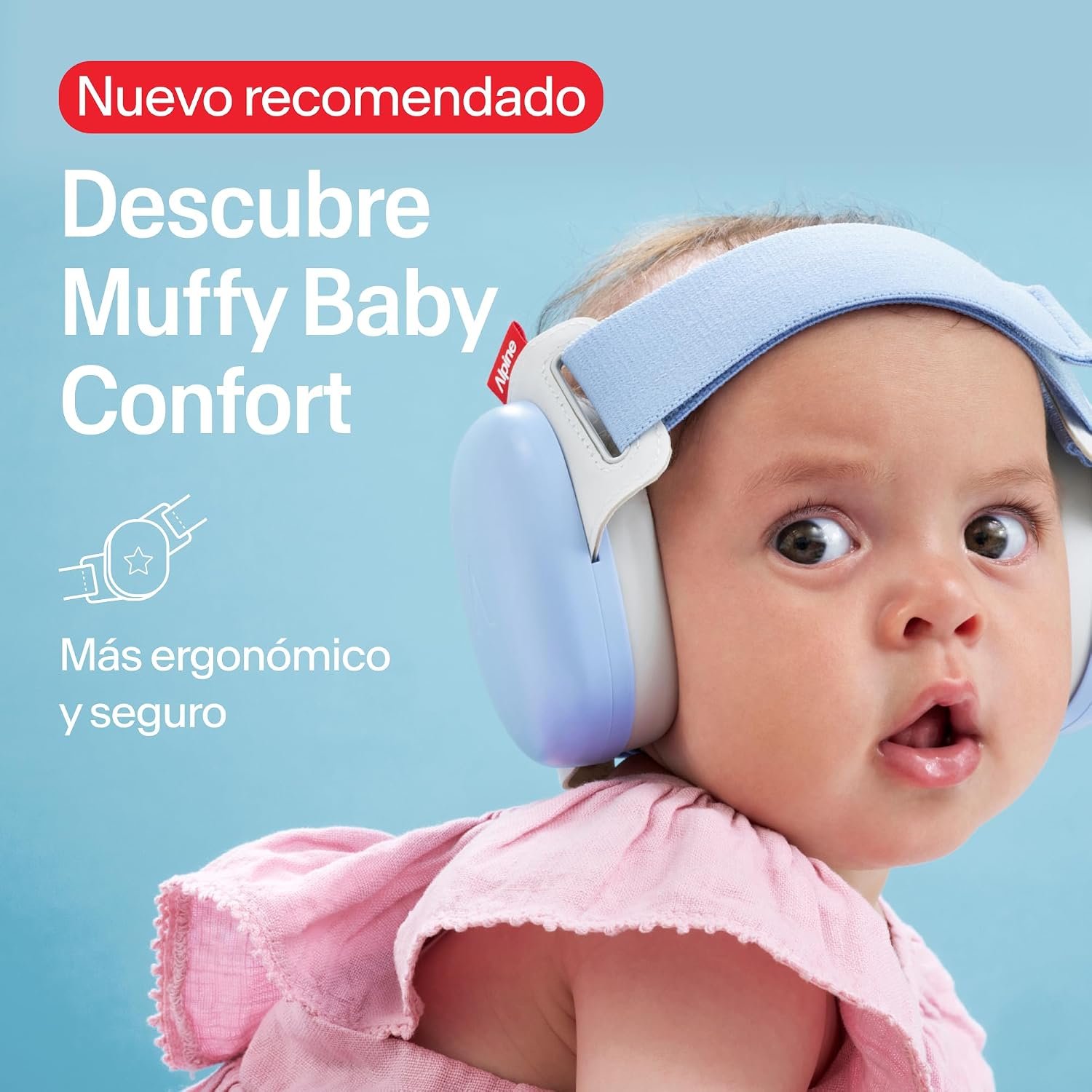 Protectores Auditivos Antiruido Muffy Baby Comfort Alpine - Imagen 3