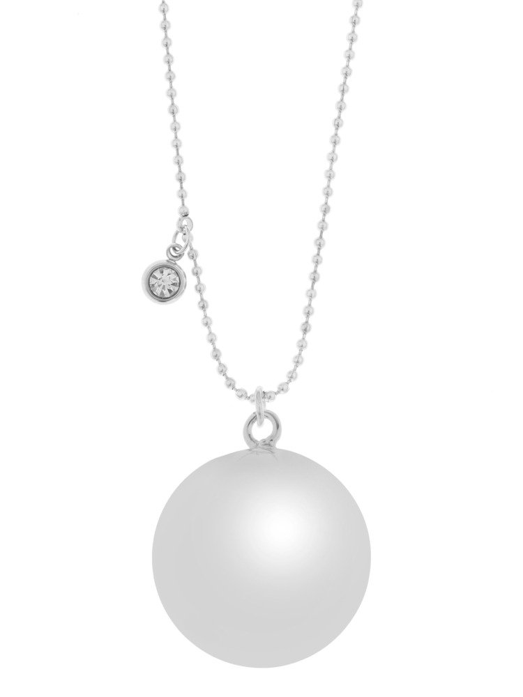 Llamador de Ángeles Chloé Round With Charm Silver Proud Mama
