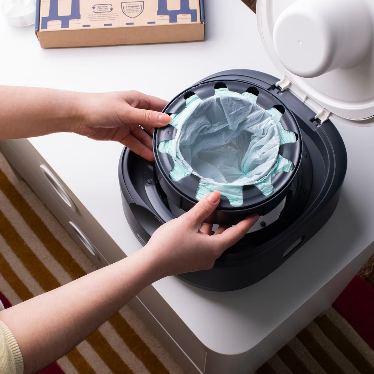 Pack De 3 Unidades de Recambios Sangenic Twist & Click para Contenedor de Pañales Tommee Tippee - Imagen 6